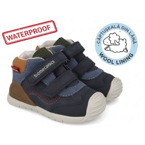 Ghete impermeabile Biomecanics 261133-A243Fb Nobuck Forro Borreguillo Navy