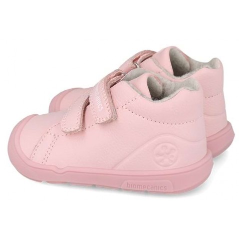 Ghete barefoot Biomecanics 261140-C032Fb Nobuck Forro Borreguillo Rosa