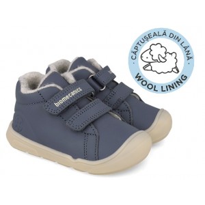 Ghete barefoot Biomecanics 261140-D556Fb Sauvage Forro Borreguillo Petrol