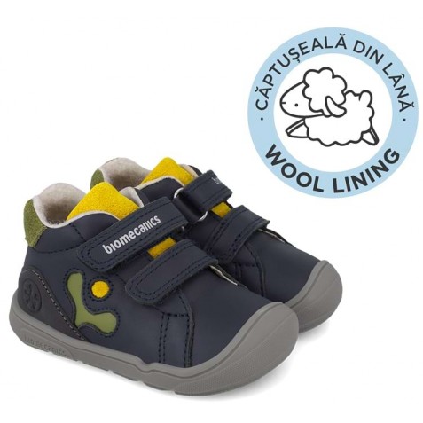 Ghete barefoot Biomecanics 261144-A089Fb Sauvage Forro Borreguillo Azul Marino Ghete barefoot Biomecanics 261144-A089Fb Sauvage Forro Borreguillo Azul Marino