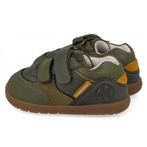 Sneakers barefoot Biomecanics 261151-B788Fb Sauvage Forro Borreguillo Militare