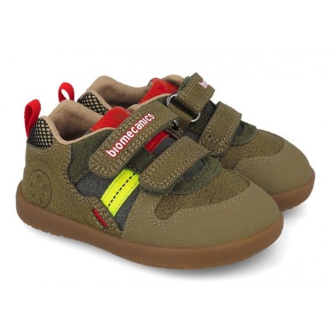 Sneakers barefoot Biomecanics 261156-B801 Nobuck Kaky Sneakers barefoot Biomecanics 261156-B801 Nobuck Kaky