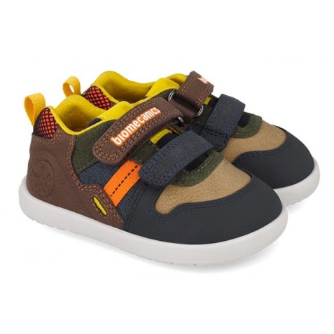 Sneakers barefoot Biomecanics 261156-C176 Nobuck Multicolor Sneakers barefoot Biomecanics 261156-C176 Nobuck Multicolor