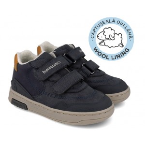 Ghete Biomecanics 261210-A089Fb Nobuck Forro Borreguillo Azul Marino