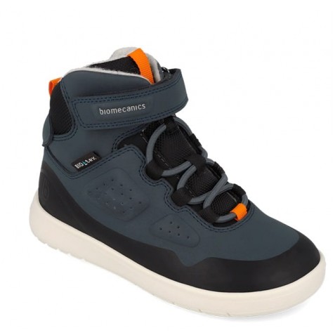 Ghete impermeabile barefoot Biomecanics 261242-A089Fb Nobuck Forro Borreguillo Azul Marino