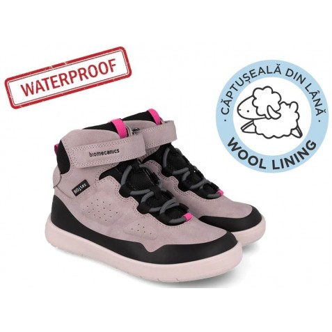 Ghete impermeabile barefoot Biomecanics 261242-F892Fb Nobuck Forro Borreguillo Lavender Ghete impermeabile barefoot Biomecanics 261242-F892Fb Nobuck Forro Borreguillo Lavender