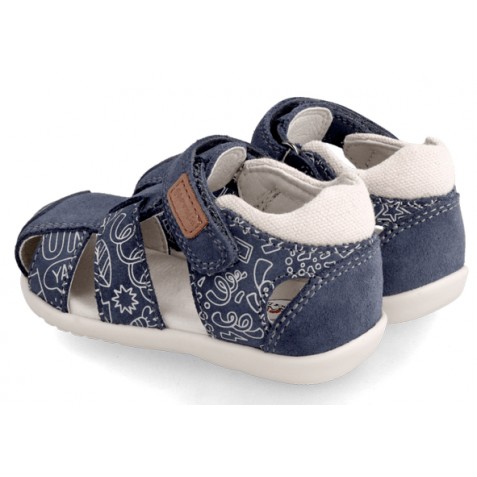 Sandale Garvalin 222602-A Dark Blue Sandale Garvalin 222602-A Dark Blue