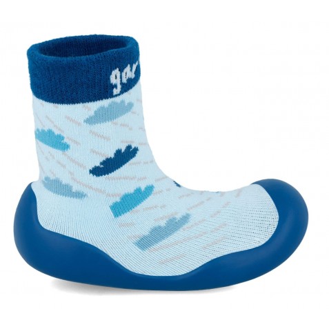 Șosete Cu Talpă De Cauciuc Garvalin 241310-A008 Lycra Azul Marino