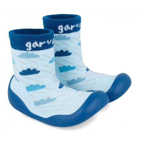 Șosete Cu Talpă De Cauciuc Garvalin 241310-A008 Lycra Azul Marino