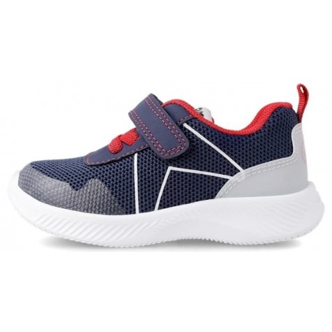 Sneakers Garvalin 231800-B Rejilla Azul Y Rojo