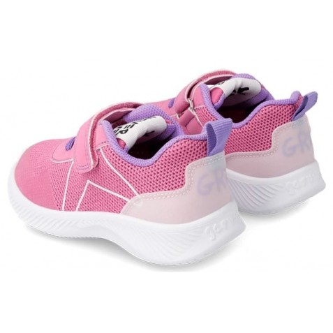 Sneakers Garvalin 231800-D Rejilla Fucsia Y Lila