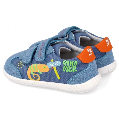 Sneakers barefoot Garvalin 262340-A631 Pique Indigo