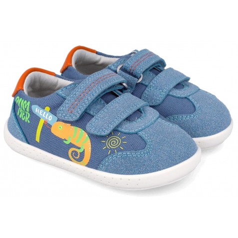 Sneakers barefoot Garvalin 262340-A631 Pique Indigo