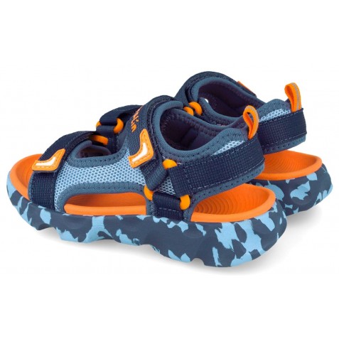 Sandale Garvalin 262770-B008 Mat Azul