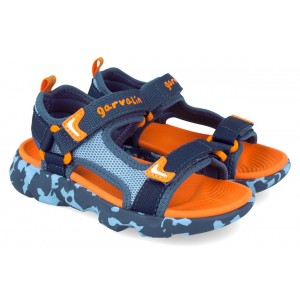 Sandale Garvalin 262770-B008 Mat Azul