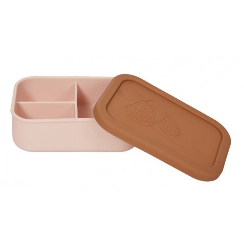 Caserolă pentru prânz din silicon - 700 ml - OYOY MINI M107390 Rose Fudge