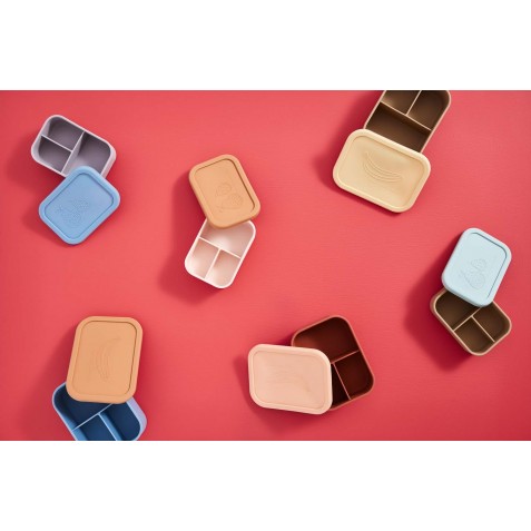 Caserolă pentru prânz din silicon - 700 ml - OYOY MINI M107390 Rose Fudge