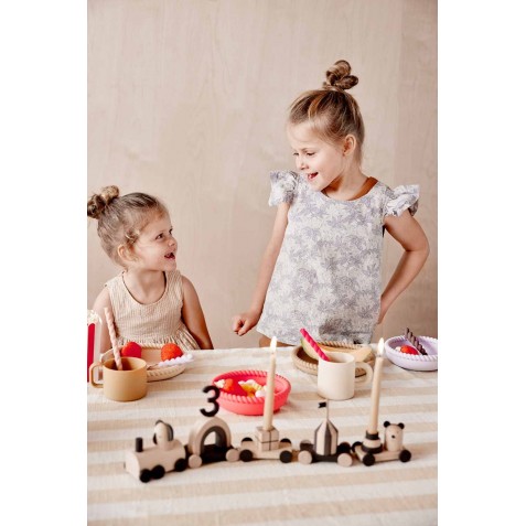 Cană din silicon cu mâner - 2 bucăţi - OYOY MINI M107190 Choko Pale Mint