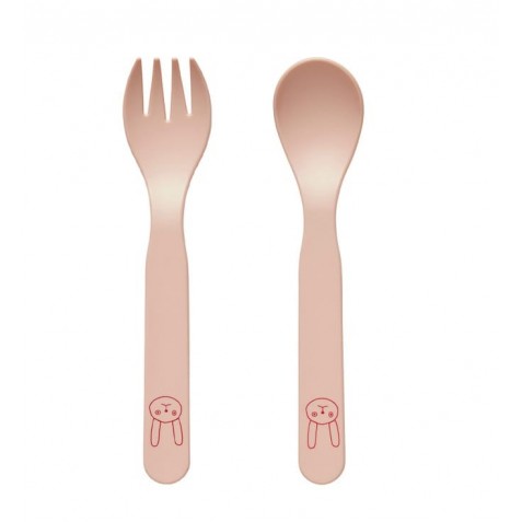 Set de tacâmuri pentru copii - 2 piese - OYOY MINI M107607 Rose Set de tacâmuri pentru copii - 2 piese - OYOY MINI M107607 Rose