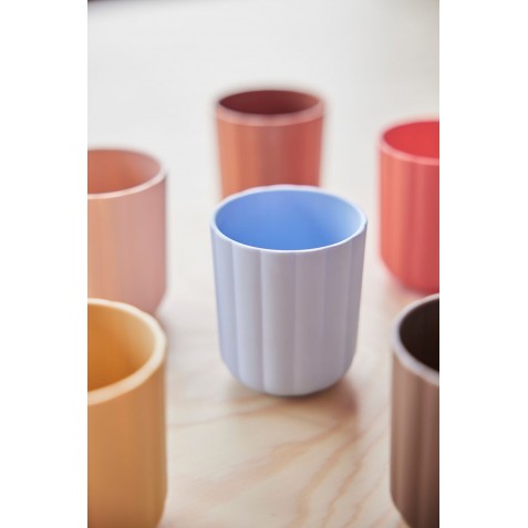 Pahar din silicon - 2 bucăţi - OYOY MINI M107564 Caramel Ice Blue