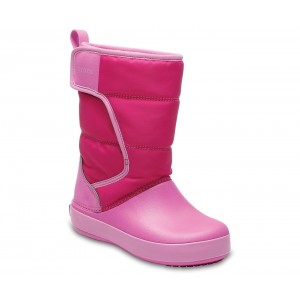 Cizme de zapada Crocs LodgePoint Snow Boot K Roz Cizme de zapada Crocs LodgePoint Snow Boot K Roz
