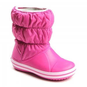 Cizme Crocs Winter Puff Boot Kids Fucsia Cizme Crocs Winter Puff Boot Kids Fucsia