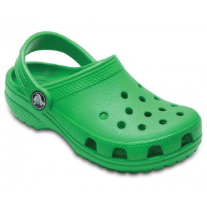 Șlapi Crocs Classic Clog K Grass Green Șlapi Crocs Classic Clog K Grass Green
