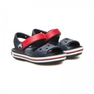 Sandale Crocs Crocband Sandal Kids Navy Red Sandale Crocs Crocband Sandal Kids Navy Red