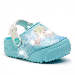 Șlapi Crocs Frozen Elsa Lght Clg K Ice Blue Șlapi Crocs Frozen Elsa Lght Clg K Ice Blue