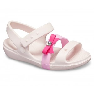 Sandale Crocs Keeley Charm K Barely Pink O Sandale Crocs Keeley Charm K Barely Pink O