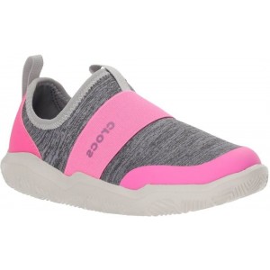 Pantofi Crocs Swiftwater EasyOn Hthr Shoe K Light Grey Pantofi Crocs Swiftwater EasyOn Hthr Shoe K Light Grey