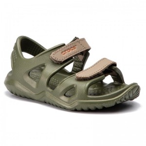 Sandale Crocs Swiftwater River K Army Green Sandale Crocs Swiftwater River K Army Green