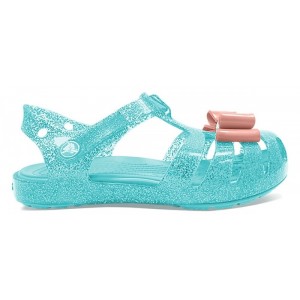 Sandale Crocs Isabella Bow Sandal K Ice Blue Sandale Crocs Isabella Bow Sandal K Ice Blue