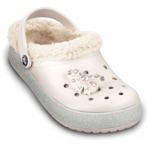 Șlapi CrocBling Mammoth Kids Oyster Șlapi CrocBling Mammoth Kids Oyster