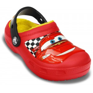 Șlapi Crocs CC McQueen Lined Clog Red Șlapi Crocs CC McQueen Lined Clog Red