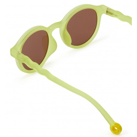 Ochelari de soare cu lentile polarizate OLIVIO & CO - 5-12 ani - Citrus Garden - Lime Green