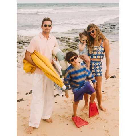 Ochelari de soare cu lentile polarizate OLIVIO & CO - 5-12 ani - Citrus Garden - Lime Green