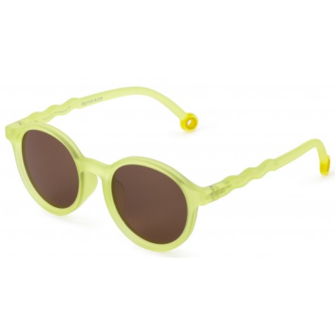Ochelari de soare cu lentile polarizate OLIVIO & CO - 5-12 ani - Citrus Garden - Lime Green