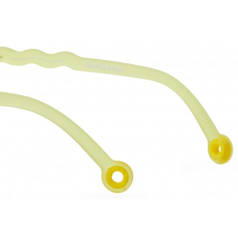 Ochelari de soare cu lentile polarizate OLIVIO & CO - 5-12 ani - Citrus Garden - Lime Green