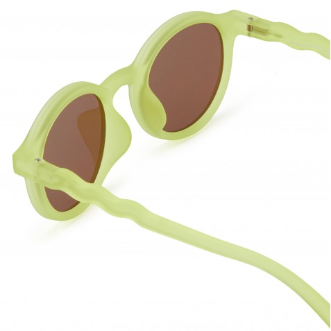Ochelari de soare cu lentile polarizate OLIVIO & CO - 5-12 ani - Citrus Garden - Lime Green