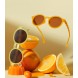 Ochelari de soare cu lentile polarizate OLIVIO & CO - 5-12 ani - Citrus Garden - Lime Green