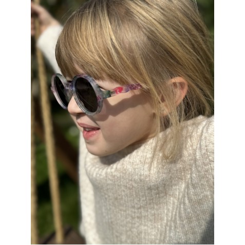 Ochelari de soare cu lentile polarizate OLIVIO & CO - 5-12 ani - Classic Olivio - Wild Flower