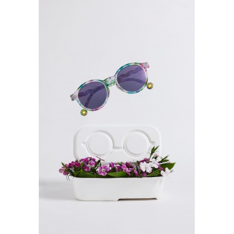 Ochelari de soare cu lentile polarizate OLIVIO & CO - 5-12 ani - Classic Olivio - Wild Flower