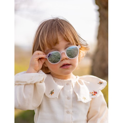 Ochelari de soare cu lentile polarizate OLIVIO & CO - 5-12 ani - Classic Olivio - Jellyfish White