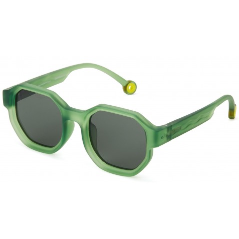 Ochelari de soare cu lentile polarizate OLIVIO & CO - 5-12 ani - Creative Edition D - Olive Green