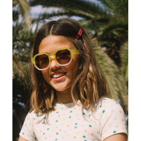 Ochelari de soare cu lentile polarizate OLIVIO & CO - 5-12 ani - Creative Edition D - Sunshine Coral