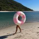 Colac pentru copii SUNNYLIFE S41PRSEG Pink Stripe