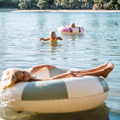 Colac pentru copii SUNNYLIFE S41PRGRN Olive Stripe Colac pentru copii SUNNYLIFE S41PRGRN Olive Stripe