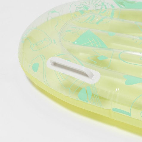 Saltea gonflabilă SUNNYLIFE S41BBSEA Blue-Lime