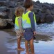 Vestă de înot pentru copii SUNNYLIFE SCMSVAQM Aqua Neon Yellow